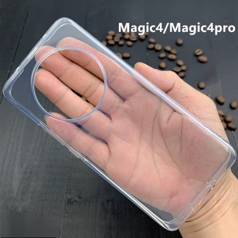 聚勛榮耀Magic4pro手機(jī)殼保護(hù)套透明硅膠防摔全包清水套拆機(jī)軟外殼男女款 [透明殼] 榮耀Magic4 Pro