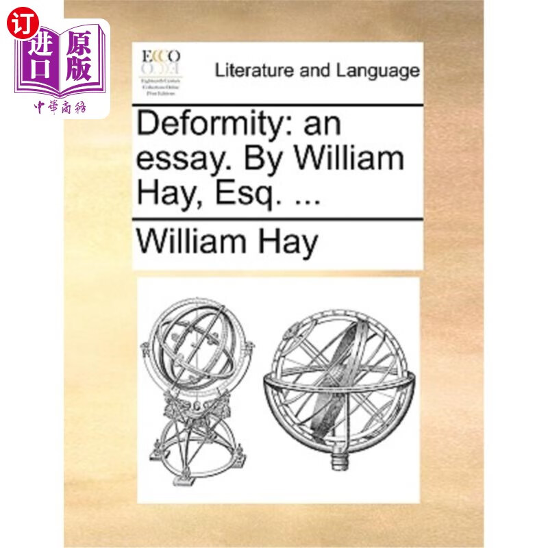 海外直订deformity: an essay. by william hay, esq. .
