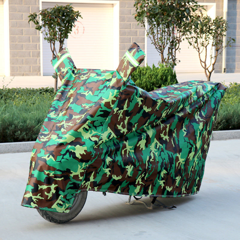 电动车车衣罩防雨雨罩遮电瓶车罩摩托车踏板车衣防尘罩加厚 双耳强化