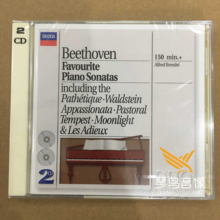 现货企鹅三星decca 4387302贝多芬 钢琴奏鸣曲 布伦德尔2cd