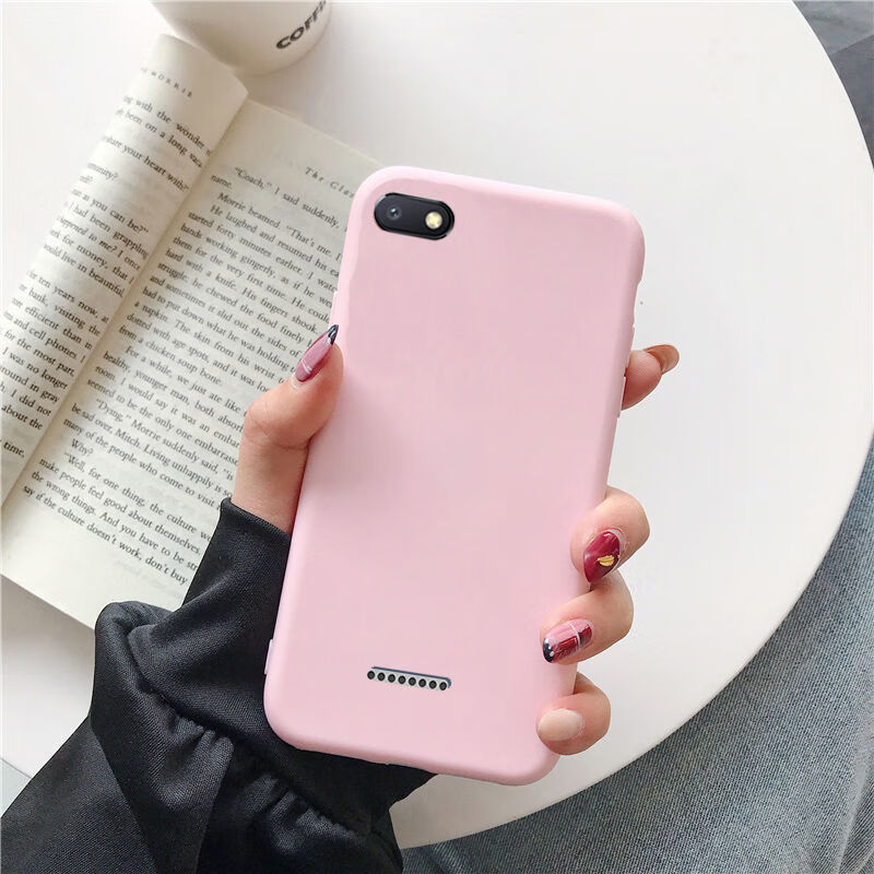 欣迪斯 红米6a手机壳女韩版网红社会男redmi 6a硅胶磨砂全包防摔保护