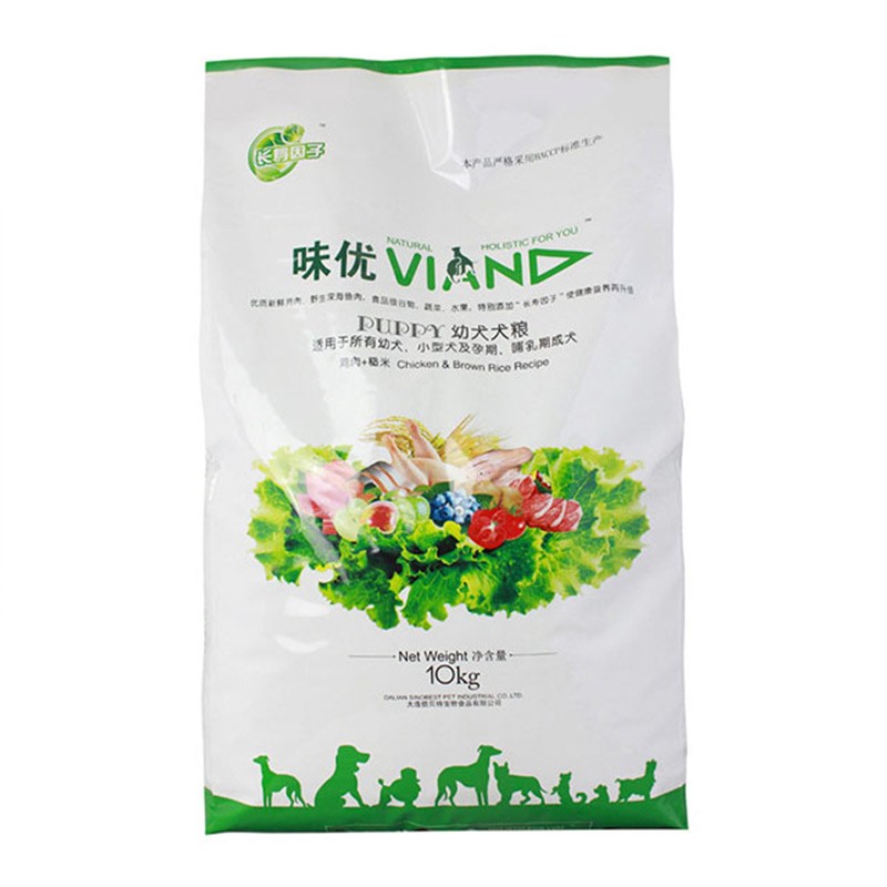 味优狗粮金毛柯基比熊全犬通用基础系列狗干粮鸡肉 糙米10kg幼犬粮