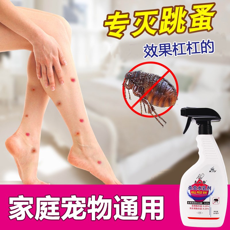 康宇跳蚤杀虫剂除跳蚤专用喷剂床上家用灭跳蚤药人用猫狗药宠物灭跳蚤 20瓶装