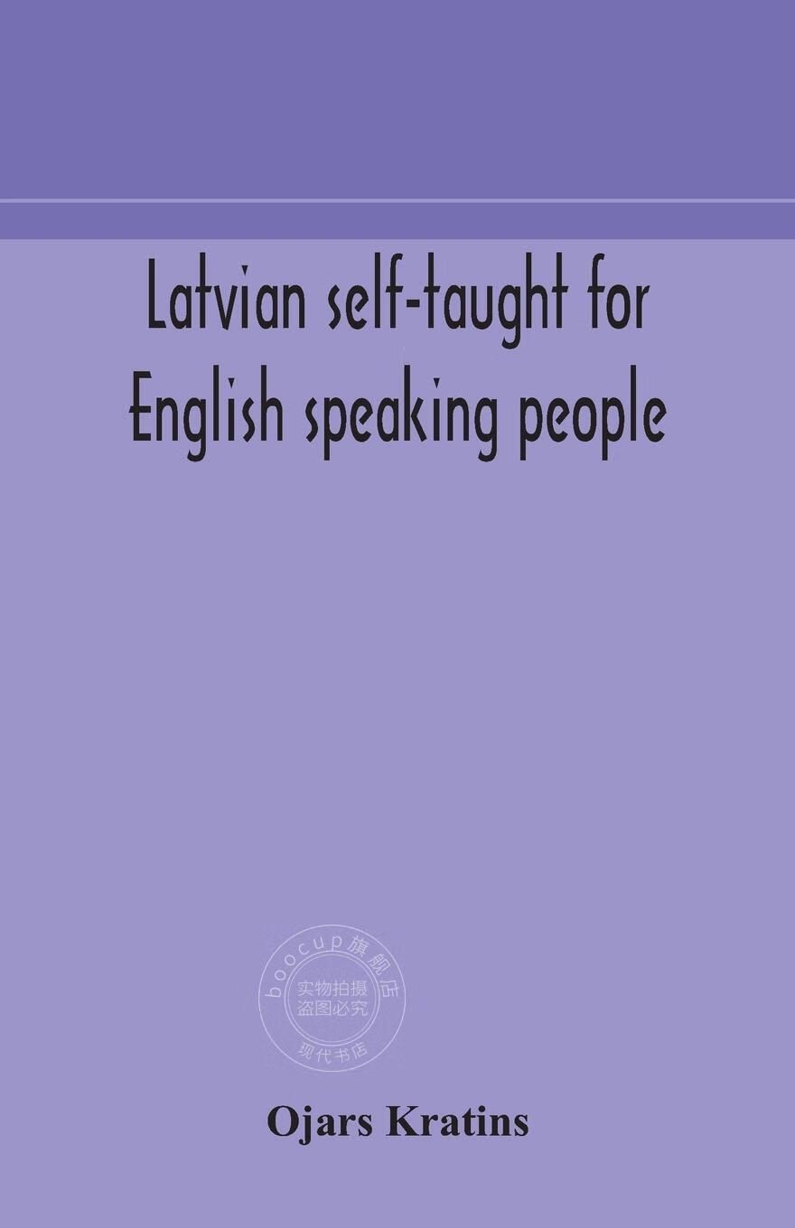 【2周达】预售 按需印刷 latvian self-taught for english speaking