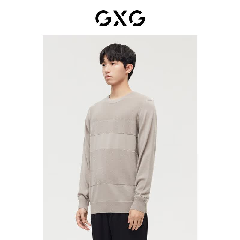 GXG男装【斯文系列】21年秋季商场同款潮流个性驼色毛衫 咖花色 175/L怎么样,好用不?