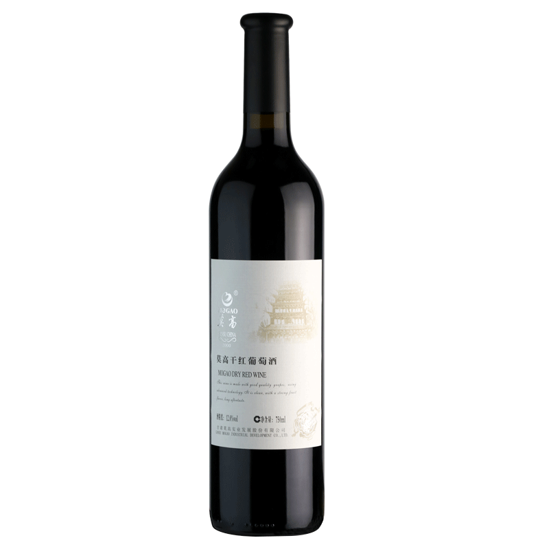 莫高（MOGAO）干紅葡萄酒2000年份白標(biāo)干紅750ml干型微醺紅酒甘肅武威特產(chǎn)酒 整箱6瓶