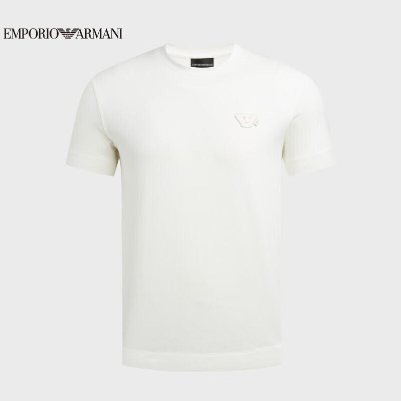 阿玛尼EMPORIO ARMANI男装EA男士Emoji趣味表情T恤衫礼物送老公
