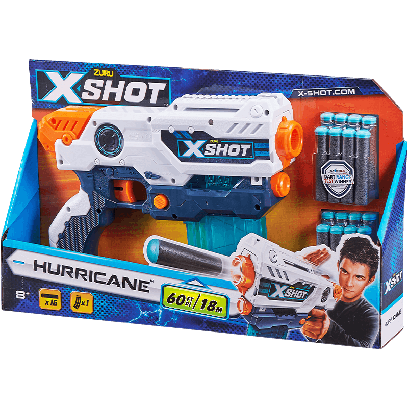 ZURU xshot霹雳火飓风发射器 男孩玩具软弹枪 3693