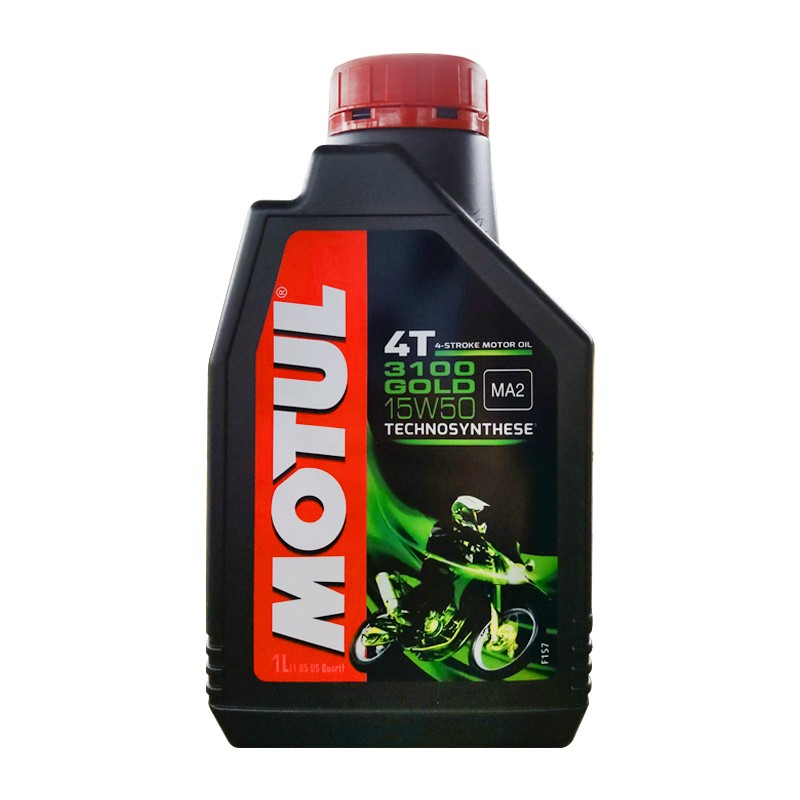 摩特（MOTUL）3100 GOLD 4T 半合成摩托车机油润滑油 15W-50 SM级 1L