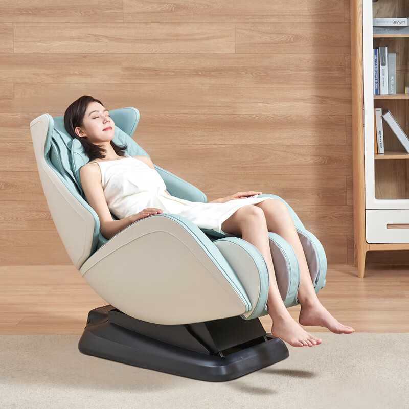 全身迷你小巧多功能电动按摩沙发椅送兄弟闺蜜父母 薄荷绿 松下ma05