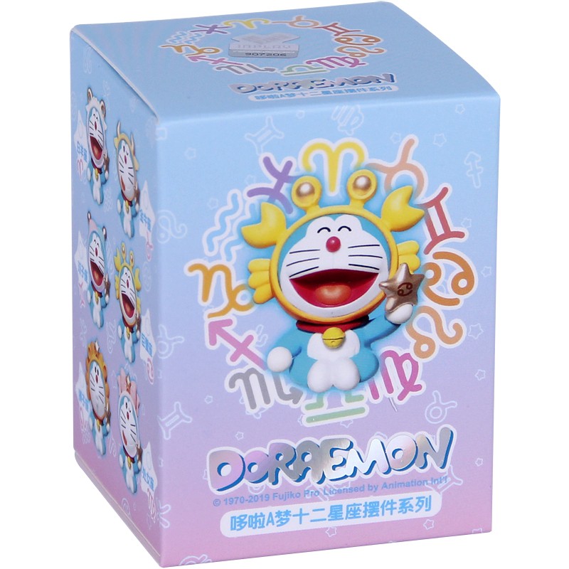 欢乐颂(huanlesong)欢乐颂 哆啦a梦盲盒 十二星座盒蛋 潮玩公仔摆件