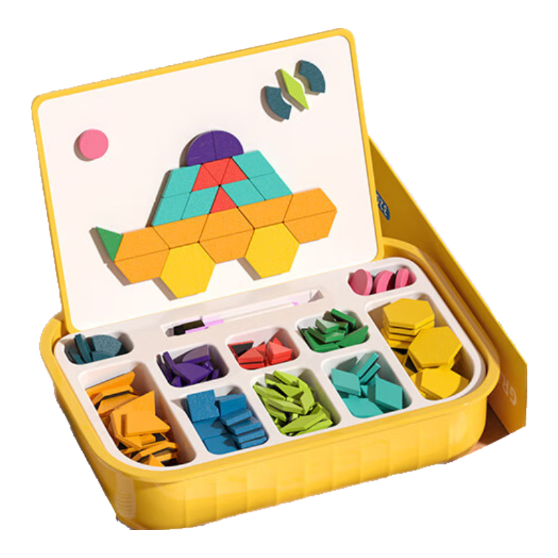 ʱ��ѧ�ǿᱤ����ƴͼ���ɰ弸�λ�ľ320Ƭ��װ��ͯ����˼άѵ��