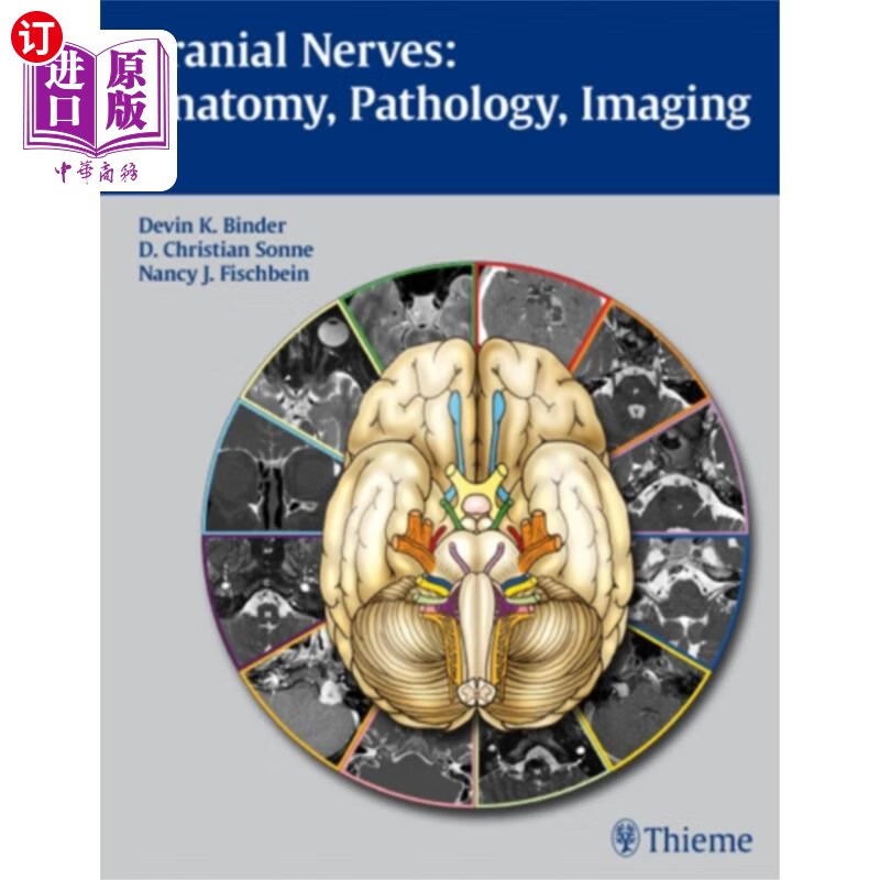 海外直订医药图书cranial nerves: anatomy, pathology, imaging 颅