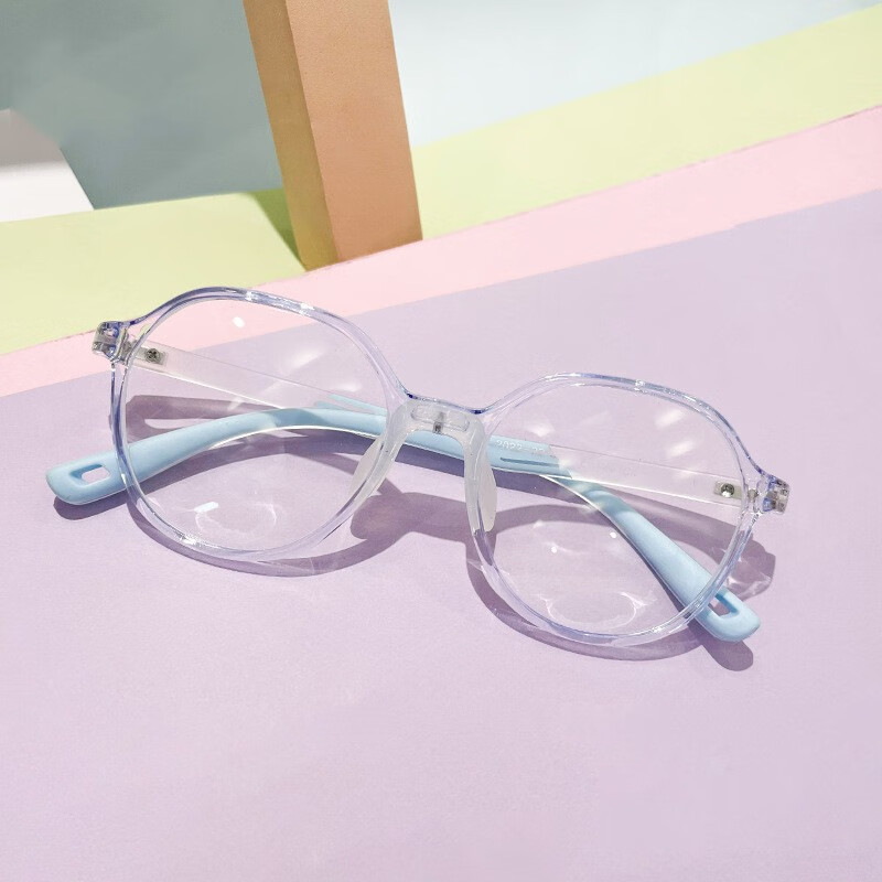 Jesmoor�¿��ͯ�������۾��� ��ŮС����������� ǳ��ɫ�� ���� +1.61�����澵Ƭ 69Ԫ