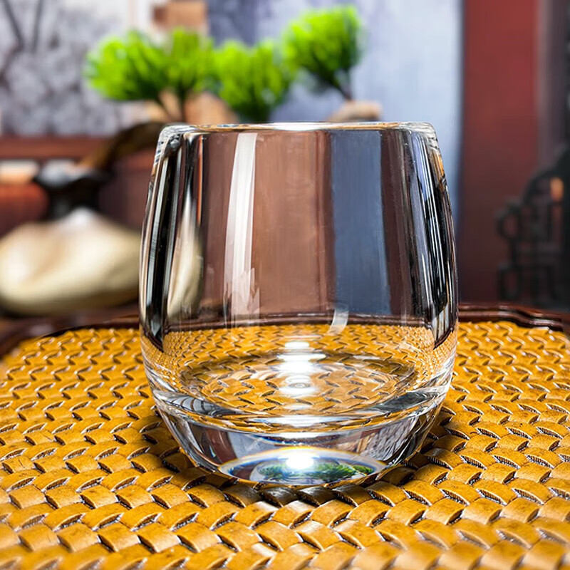 原矿天然水晶杯茶杯大号主人杯手工天然原石杯子水杯 水晶杯 180毫升