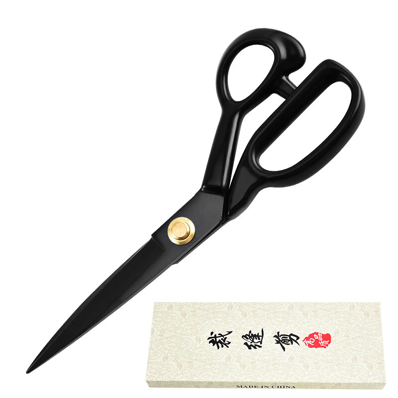 不锈钢多功能裁缝剪刀裁布服装缝纫大剪刀家用专用裁缝剪 裁缝剪盒装【10寸】