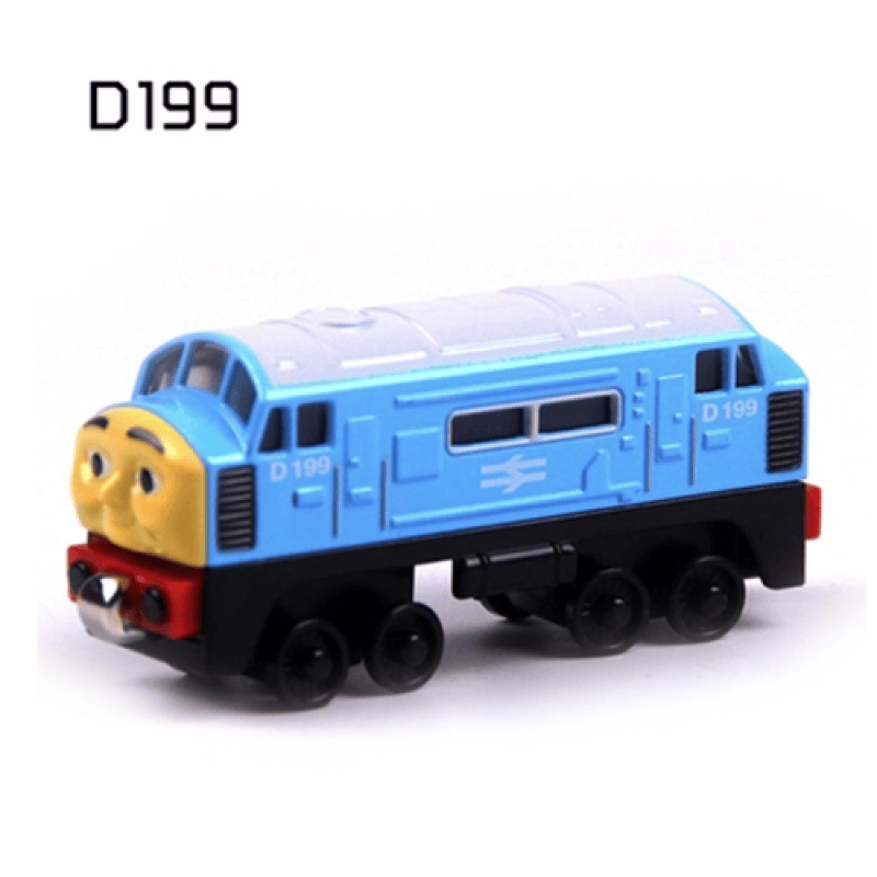 达克小火车 儿童玩具礼物合金车模具 托马斯小火车合金磁力轨道玩具