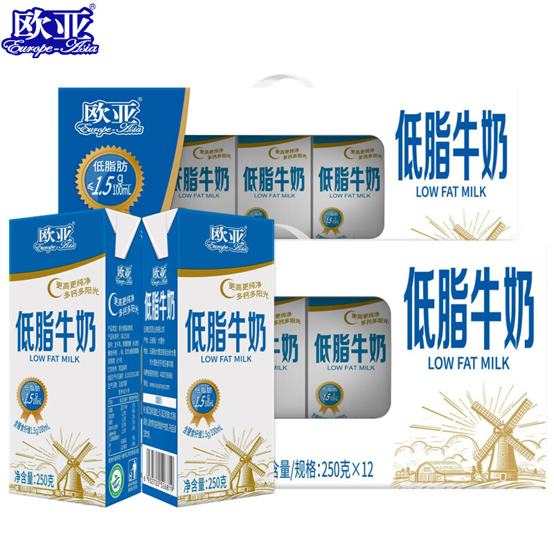 ŷ�ǣ�Europe-Asia����֬ţ��Ӫ������� 250g*12��*2�����װ
