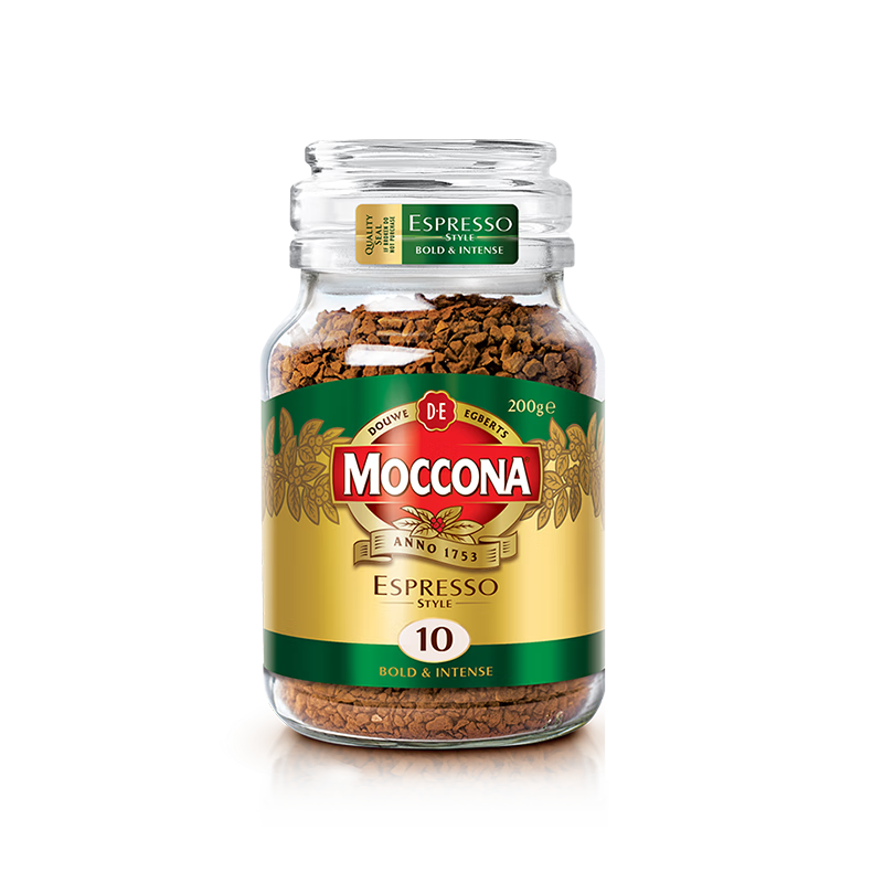 Ħ���� Moccona ��ʽŨ��10�Ŷ������ܺڿ���200gƿװ ��Ⱥ決 ����������ʽ0֬