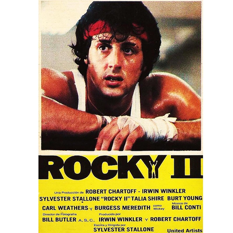 狼天影 洛奇史泰龙海报墙贴纸rocky经典电影酒吧宿舍墙纸拳击肌肉健身