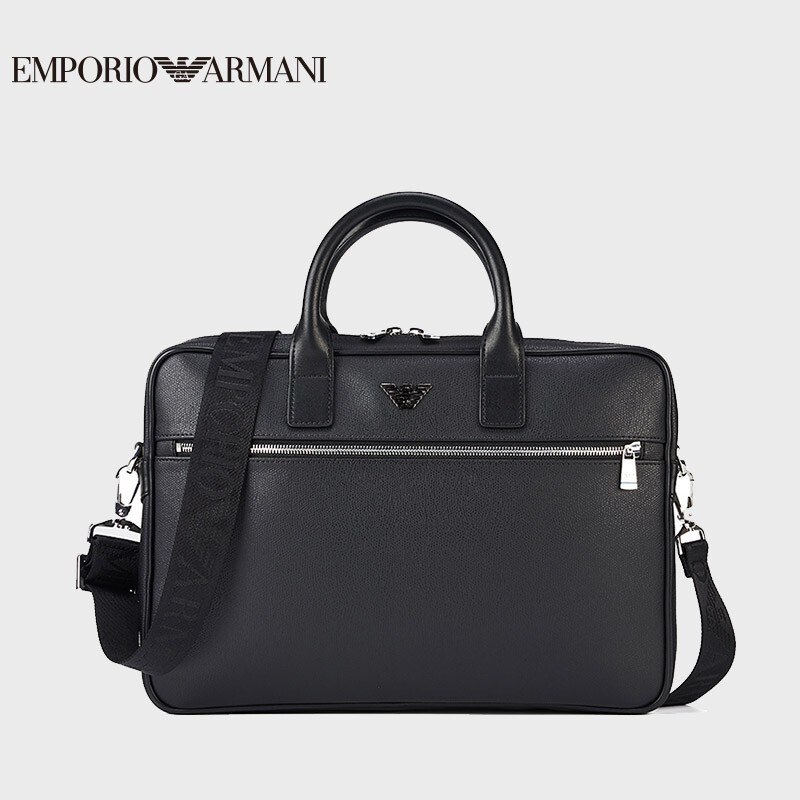emporio armani包包,emporioarmani男包 阿玛尼emporio armani奢侈品22春夏ea男士金属鹰标logo小号公文包 y4p