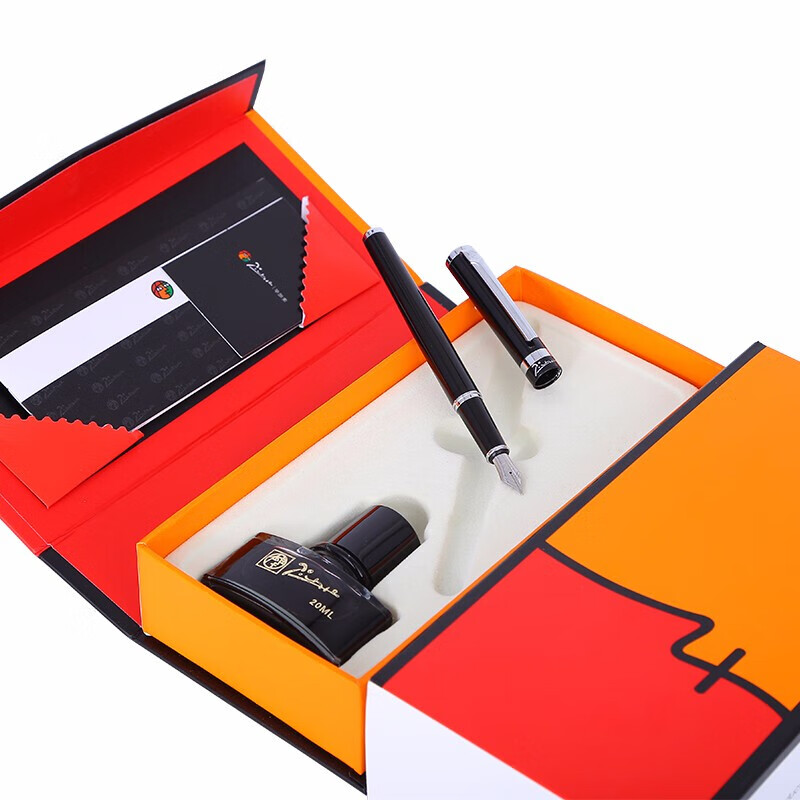 毕加索(pimio) 钢笔礼盒 签字笔墨水套装 商务办公送礼男女学生成人