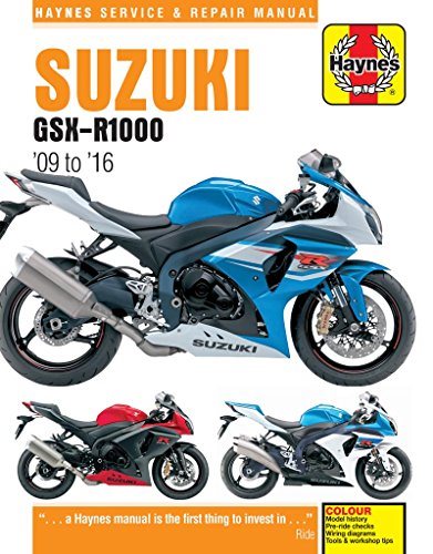 预订 Suzuki GSX-R1000 (09 - 16) Haynes Repair Manual