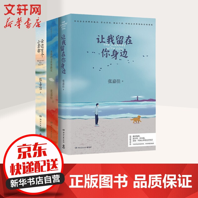 【包邮】张嘉佳新书 张嘉佳的书全套 云边有个小卖部+从你的全世界路过+让我留在你身边