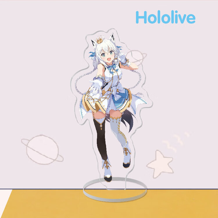 妙普乐vtuber周边hololive凑阿库娅aqua夏色祭亚克力立牌 白上吹雪 高