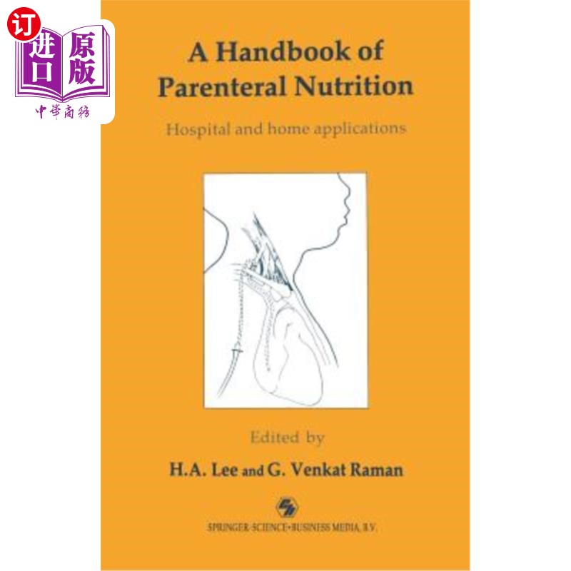海外直订医药图书a handbook of parenteral nutrition: hospital and