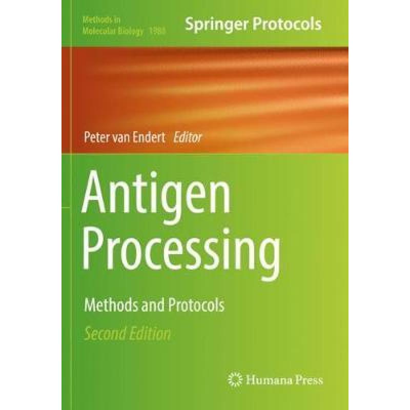 预订 antigen processing: methods and protocols