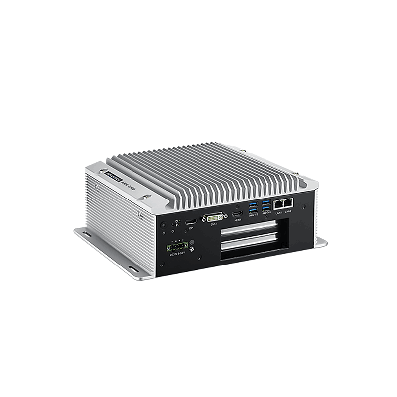 仁聚益定制无风扇ark-3500p嵌入式工控机主机3500f带2扩展槽i5 i7处