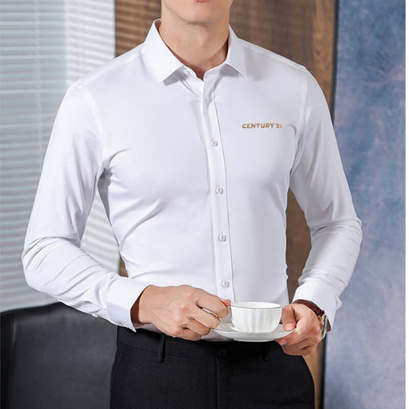 男白色长袖新标  century21 竹 男37/xs(120斤/160170cm)