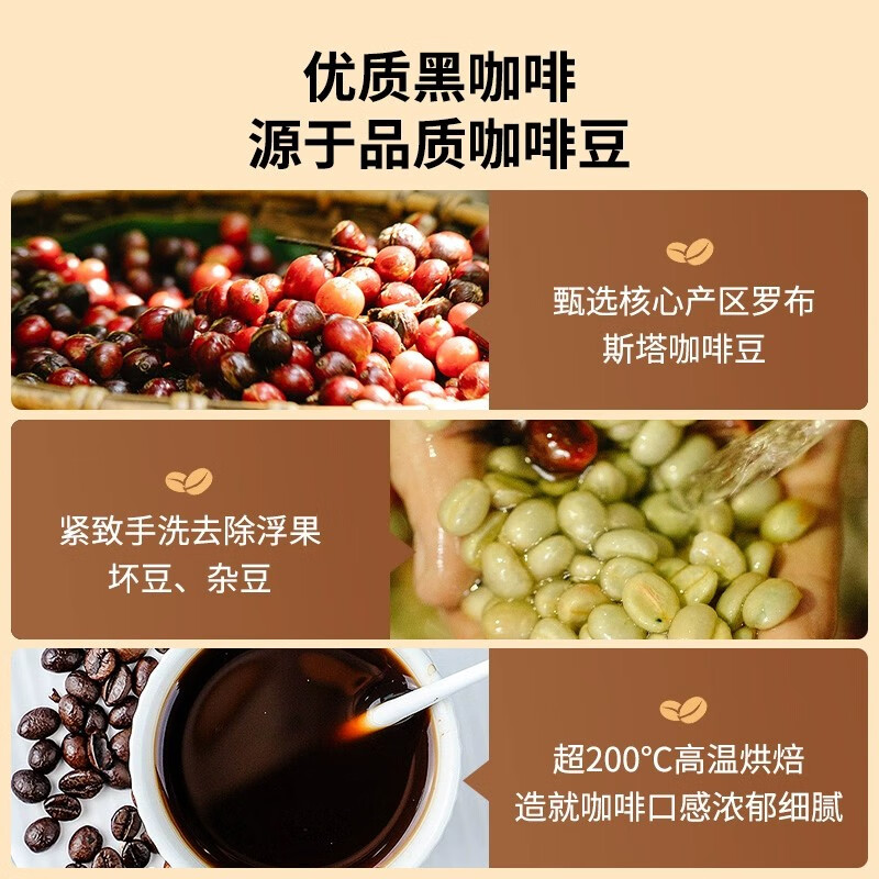 雀巢（Nestle）咖啡美式无糖低脂速溶纯黑咖啡粉即溶健身办公身材管理 醇品黑咖1.8g*40条【送咖啡杯】