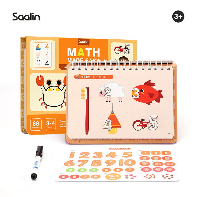 莎林saalin进阶数学启蒙教具幼儿园算术逻辑思维训练玩具儿童节礼物