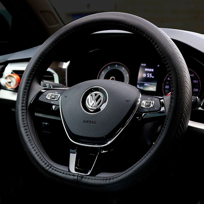 适用于21款大众方向盘套真皮新款速腾朗逸plus迈腾帕萨特宝来探岳捷达