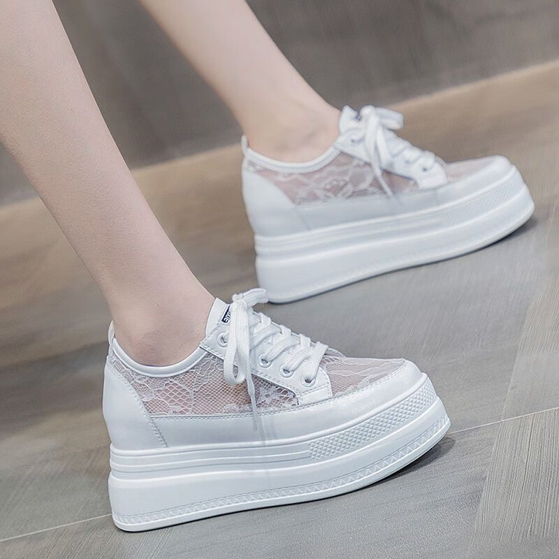 骁尚(xiaoshang)34码女鞋新款2023小码鞋子小个子厚底增高夏季透气内