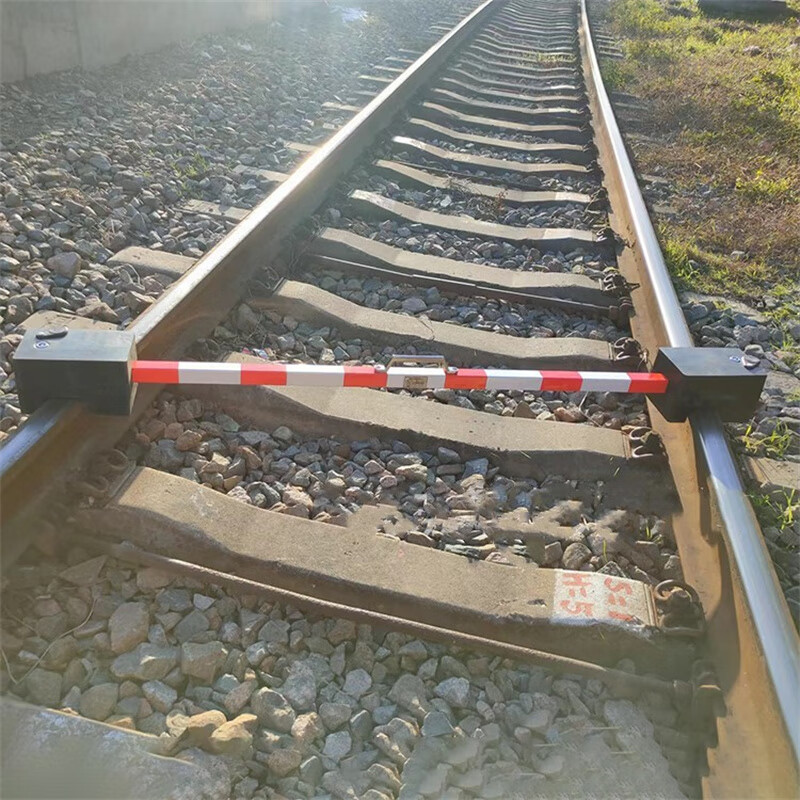 佐痕 铁路用防溜枕木 pr-00便携式双头橡胶防溜枕木 凹槽防溜木枕