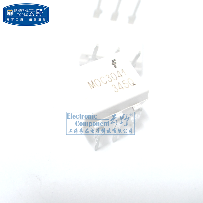 云野(yunye)光电耦合器moc3041 dip6直插 双向可控硅驱动器 (一个)