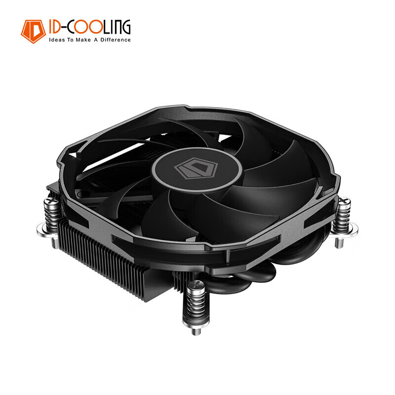 ID-COOLING下压式CPU风冷散热器 4热管 30mm高 适用LGA1200/1700/115X平台 IS-30i BLACK