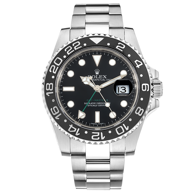 二手95新】劳力士男表 格林尼治型ii系列 自动机械 日期显示 乱码新款