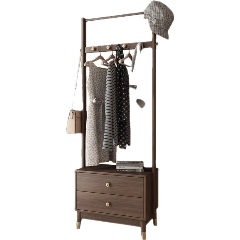 兰尼森 北欧简约网红家用落地衣帽架 现代创意客厅卧室小户型收纳挂衣架 衣帽架