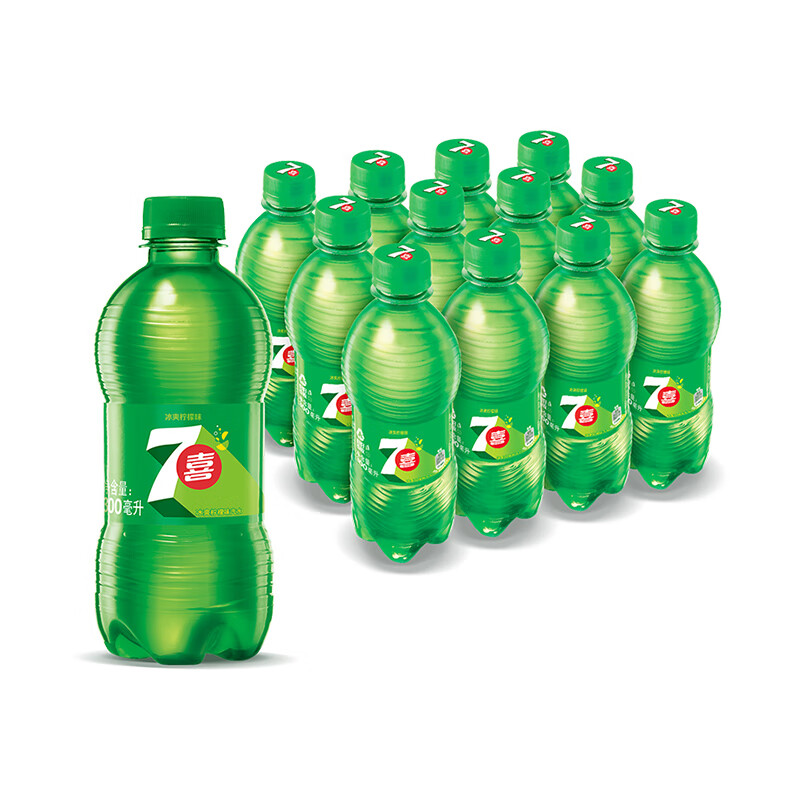 百事可乐7喜 七喜 柠檬味 汽水 300ml*12瓶 (新老包装随机发货)百事