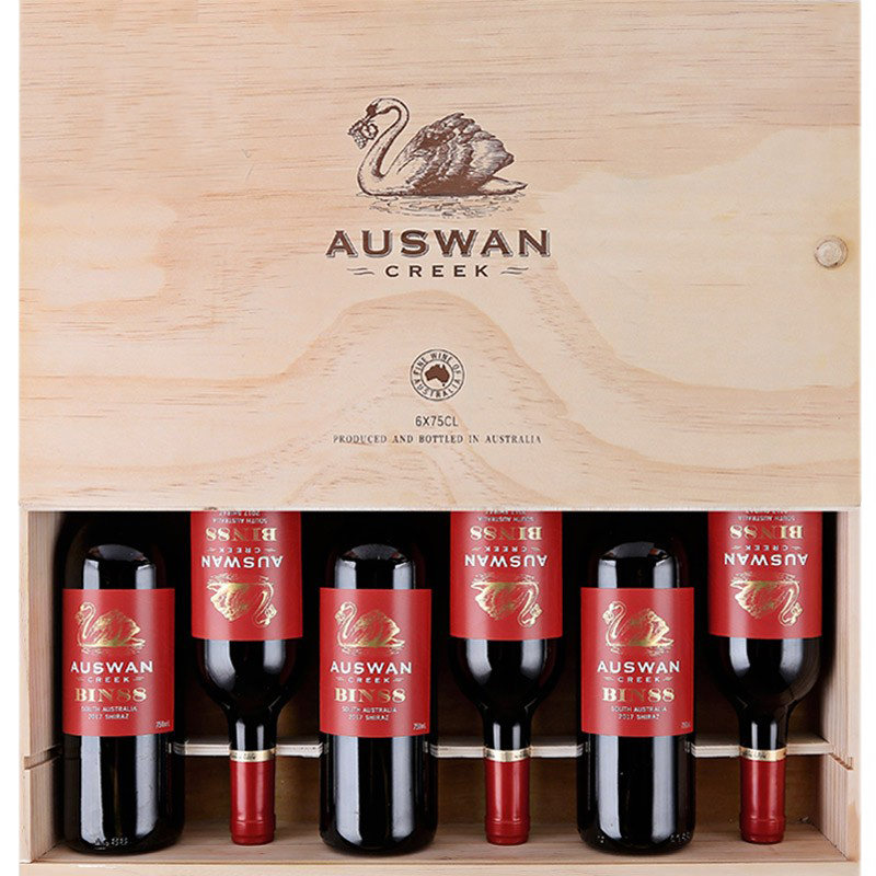 澳大利亚天鹅庄(auswan)干红葡萄酒 750ml 整箱 原瓶进口红酒 【葡萄