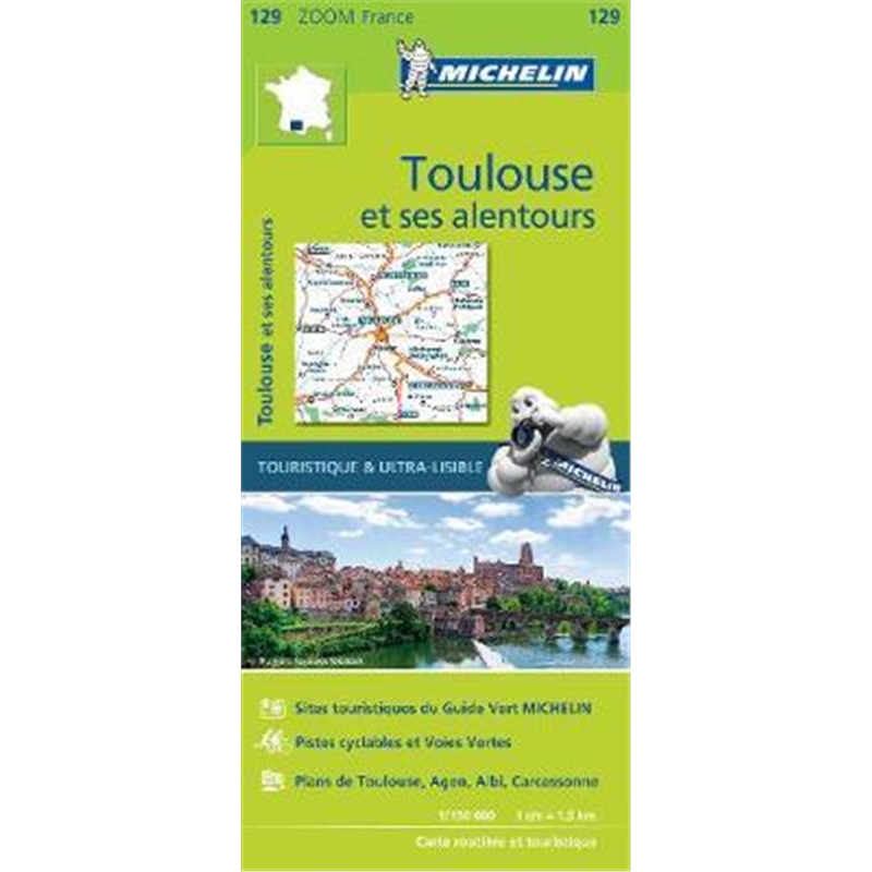 预订toulouse & surrounding areas - zoom map 129:ma