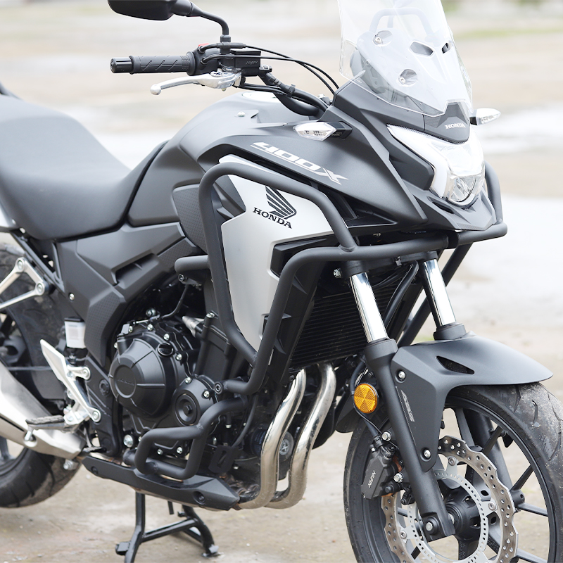适用于本田cb400x保险杠400x全包围前护杠竞技杠上下防摔杠改装定制