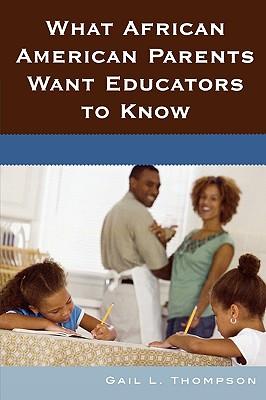 预订 what african american parents want educators to