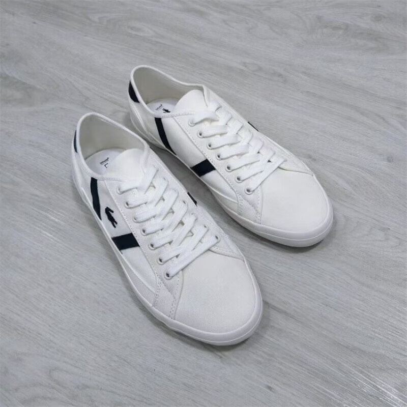 lism法国鳄鱼男鞋帆布鞋经典舒适透气轻便休闲简约百搭 1 39