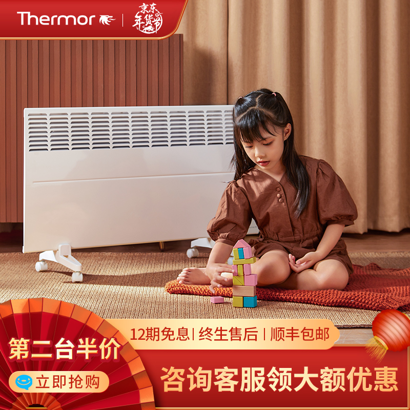 赛蒙（Thermor）进口取暖器变频节能供暖气电暖气家用速热省电大面积壁挂浴室暖风机2500W 2000W