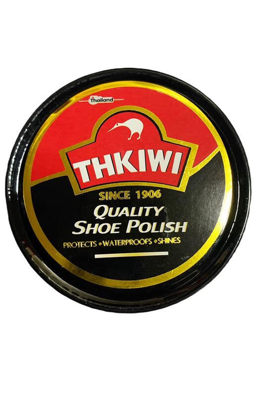 七流婉KIWI泰国奇伟鞋腊奇伟鞋油光面鞋皮鞋滋养大包装100毫升 黑色